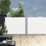 Retractable cream-colored side awning 140x1000 cm by vidaXL, Umbrellas - Ref: Foro24-48485, Price: 101,48 €, Discount: %