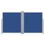 Retractable blue side awning 160x600 cm by vidaXL, Umbrellas - Ref: Foro24-48464, Price: 97,41 €, Discount: %