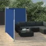 Retractable blue side awning 160x600 cm by vidaXL, Umbrellas - Ref: Foro24-48464, Price: 97,41 €, Discount: %