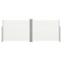 Retractable cream-colored side awning 140x1000 cm by vidaXL, Umbrellas - Ref: Foro24-48485, Price: 101,48 €, Discount: %