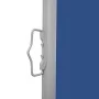 Retractable blue side awning 160x600 cm by vidaXL, Umbrellas - Ref: Foro24-48464, Price: 97,41 €, Discount: %