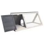 Grauer Tierkäfigstall aus Holz von vidaXL, Käfige und Lebensräume für Kleintiere - Ref: Foro24-170852, Preis: 67,38 €, Rabatt: %