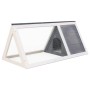 Gray wooden animal cage hutch by vidaXL, Cages and habitats for small animals - Ref: Foro24-170852, Price: 92,83 €, Discount: %