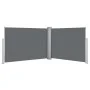 Anthrazitgraue einziehbare Seitenmarkise 100x1000 cm von vidaXL, Sonnenschirme - Ref: Foro24-48474, Preis: 159,24 €, Rabatt: %