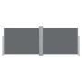 Anthracite gray retractable side awning 100x1000 cm by vidaXL, Umbrellas - Ref: Foro24-48474, Price: 161,93 €, Discount: %