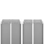 Toldo lateral retráctil gris antracita 100x1000 cm de vidaXL, Sombrillas - Ref: Foro24-48474, Precio: 158,64 €, Descuento: %