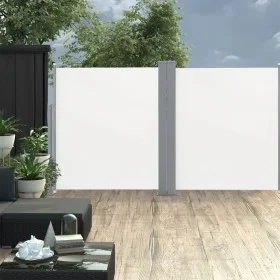 Cream double retractable garden side awning 170x600 cm by vidaXL, Umbrellas - Ref: Foro24-48467, Price: 102,97 €, Discount: %