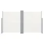 Cream double retractable garden side awning 170x600 cm by vidaXL, Umbrellas - Ref: Foro24-48467, Price: 102,97 €, Discount: %