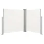 Cream double retractable garden side awning 170x600 cm by vidaXL, Umbrellas - Ref: Foro24-48467, Price: 102,97 €, Discount: %