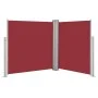 Red retractable side awning 140x600 cm by vidaXL, Umbrellas - Ref: Foro24-48459, Price: 66,44 €, Discount: %