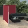 Red retractable side awning 140x600 cm by vidaXL, Umbrellas - Ref: Foro24-48459, Price: 66,44 €, Discount: %