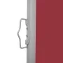 Red retractable side awning 160x600 cm by vidaXL, Umbrellas - Ref: Foro24-48465, Price: 71,16 €, Discount: %