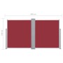 Rote einziehbare Seitenmarkise 160x600 cm von vidaXL, Sonnenschirme - Ref: Foro24-48465, Preis: 97,31 €, Rabatt: %