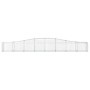 Gabion baskets 6 pcs arch shape iron 400x50x40/60 cm by vidaXL, Pots and planters - Ref: Foro24-3145921, Price: 640,78 €, Dis...