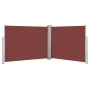 Retractable brown side awning 140x1000 cm by vidaXL, Umbrellas - Ref: Foro24-48487, Price: 101,39 €, Discount: %