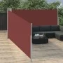 Retractable brown side awning 140x1000 cm by vidaXL, Umbrellas - Ref: Foro24-48487, Price: 101,39 €, Discount: %