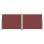 Retractable brown side awning 140x1000 cm by vidaXL, Umbrellas - Ref: Foro24-48487, Price: 101,39 €, Discount: %