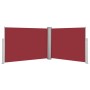 Red retractable side awning 100x1000 cm by vidaXL, Umbrellas - Ref: Foro24-48477, Price: 108,52 €, Discount: %