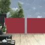 Rote einziehbare Seitenmarkise 100x1000 cm von vidaXL, Sonnenschirme - Ref: Foro24-48477, Preis: 108,52 €, Rabatt: %