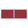 Toldo lateral retráctil rojo 100x1000 cm de vidaXL, Sombrillas - Ref: Foro24-48477, Precio: 106,86 €, Descuento: %