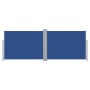 Blaue einziehbare Seitenmarkise 100x1000 cm von vidaXL, Sonnenschirme - Ref: Foro24-48476, Preis: 119,75 €, Rabatt: %