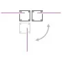 Red retractable side awning 100x1000 cm by vidaXL, Umbrellas - Ref: Foro24-48477, Price: 117,82 €, Discount: %