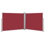 Toldo lateral retráctil rojo 140x1000 cm de vidaXL, Sombrillas - Ref: Foro24-48489, Precio: 102,89 €, Descuento: %