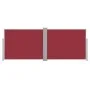 Toldo lateral retráctil rojo 140x1000 cm de vidaXL, Sombrillas - Ref: Foro24-48489, Precio: 101,58 €, Descuento: %