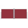 Toldo lateral retráctil rojo 140x1000 cm de vidaXL, Sombrillas - Ref: Foro24-48489, Precio: 102,89 €, Descuento: %