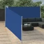 Toldo lateral retráctil azul 140x1000 cm by vidaXL, Umbrellas - Ref: Foro24-48488, Price: 111,16 €, Discount: %