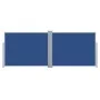 Toldo lateral retráctil azul 140x1000 cm by vidaXL, Umbrellas - Ref: Foro24-48488, Price: 111,16 €, Discount: %
