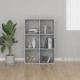 Estantería/Aparador madera ingeniería gris hormigón 66x30x98 cm de vidaXL, Librerías y estanterías - Ref: Foro24-800346, Prec...