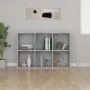 Concrete gray engineered wood shelving/sideboard 66x30x98 cm by vidaXL, Bookcases and shelves - Ref: Foro24-800346, Price: 52...
