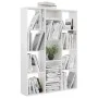 Trennwand/Regal aus glänzend weißer Spanplatte, 100 x 24 x 140 cm von vidaXL, Raumteiler - Ref: Foro24-800447, Preis: 83,72 €...