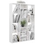 Trennwand/Regal aus glänzend weißer Spanplatte, 100 x 24 x 140 cm von vidaXL, Raumteiler - Ref: Foro24-800447, Preis: 84,69 €...