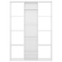 Glossy white chipboard divider/shelf 100x24x140 cm by vidaXL, Room dividers - Ref: Foro24-800447, Price: 84,59 €, Discount: %
