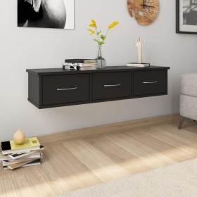 Drawer shelf for black plywood wall 88x26x18.5cm by vidaXL, Shelves and shelves - Ref: Foro24-800595, Price: 70,42 €, Discoun...