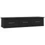 Schubladenregal für schwarze Sperrholzwand 88x26x18,5cm von vidaXL, Regale und Regale - Ref: Foro24-800595, Preis: 68,87 €, R...