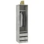 Wardrobe with gray concrete plywood drawers 50x50x200 cm by vidaXL, Wardrobes - Ref: Foro24-800616, Price: 128,78 €, Discount: %