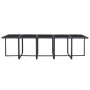 Set comedor de jardín 15 piezas y cojines ratán sintético negro de vidaXL, Conjuntos de jardín - Ref: Foro24-46420, Precio: 9...