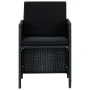 9-piece garden dining set and black synthetic rattan cushions by vidaXL, Garden sets - Ref: Foro24-46376, Price: 597,75 €, Di...