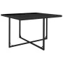 Set comedor de jardín 9 piezas y cojines ratán sintético negro de vidaXL, Conjuntos de jardín - Ref: Foro24-46376, Precio: 59...