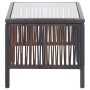 4-teiliges Gartenmöbel-Set und Kissen Kunstrattan braun von vidaXL, Gartensets - Ref: Foro24-46435, Preis: 227,42 €, Rabatt: %
