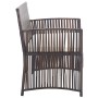4-teiliges Gartenmöbel-Set und Kissen Kunstrattan braun von vidaXL, Gartensets - Ref: Foro24-46435, Preis: 227,42 €, Rabatt: %