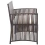 Garden furniture set 4 pieces with brown synthetic rattan cushions by vidaXL, Garden sets - Ref: Foro24-46435, Price: 223,51 ...