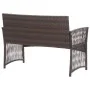 Garden furniture set 4 pieces with brown synthetic rattan cushions by vidaXL, Garden sets - Ref: Foro24-46435, Price: 223,51 ...