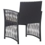 Gartensessel mit Kissen, 2 Stück, schwarzes synthetisches Rattan von vidaXL, Gartenstühle - Ref: Foro24-46438, Preis: 127,67 ...