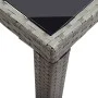 Anthracite gray synthetic rattan garden table 123x60x74 cm by vidaXL, Garden tables - Ref: Foro24-46448, Price: 186,34 €, Dis...