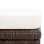 Garden stools 2 units with brown synthetic rattan cushions by vidaXL, Garden chairs - Ref: Foro24-46417, Price: 91,29 €, Disc...
