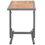 Synthetic rattan and anthracite gray acacia wood garden table by vidaXL, Garden tables - Ref: Foro24-46457, Price: 59,62 €, D...